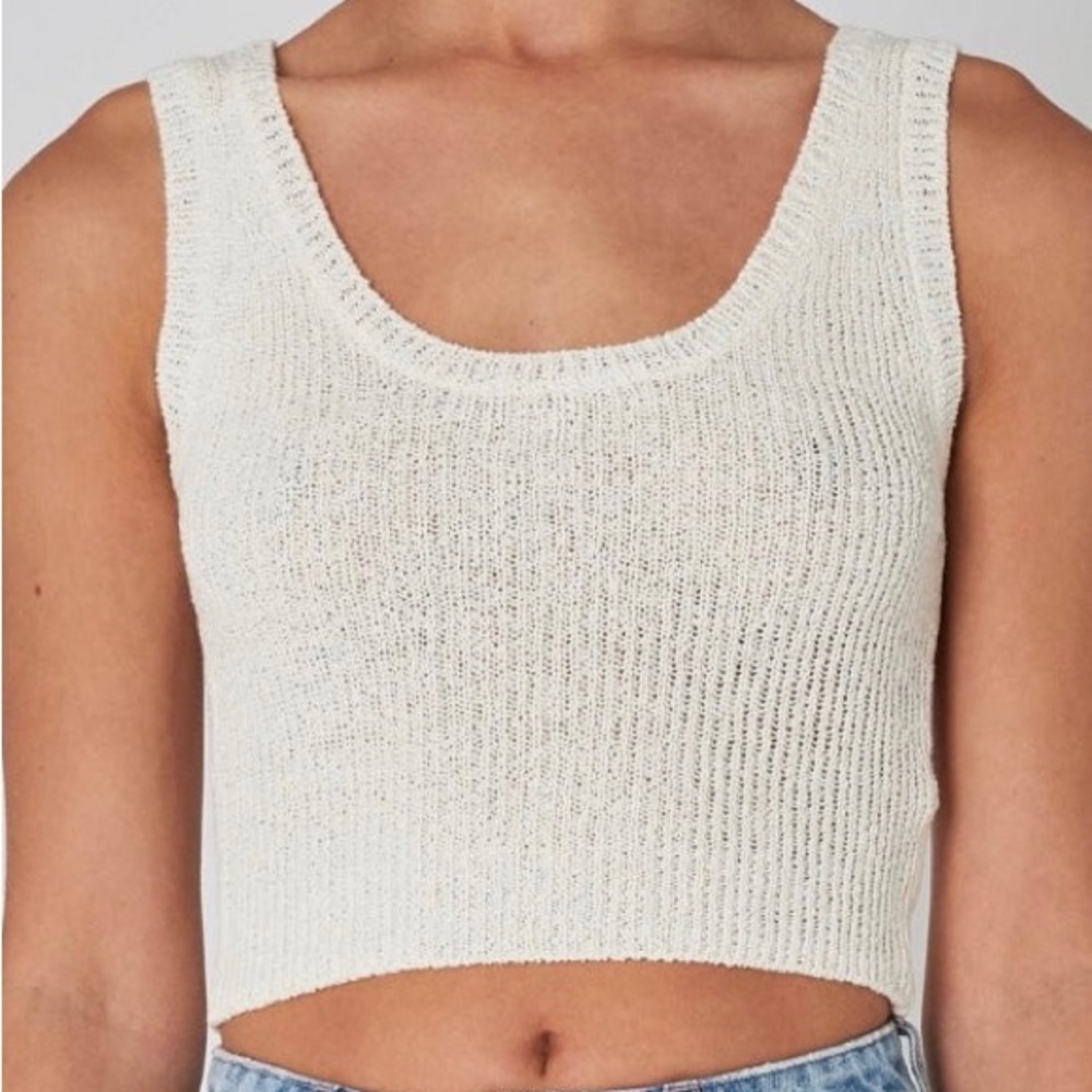 Rolla’s cropped knit tank